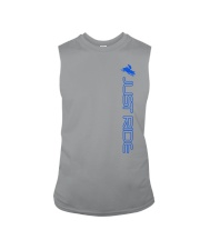 Snowmobile Sled Snowmobiler Just Ride Sleeveless Tee tile
