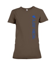 Snowmobile Sled Snowmobiler Just Ride Premium Fit Ladies Tee tile
