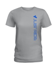 Snowmobile Sled Snowmobiler Just Ride Ladies T-Shirt tile