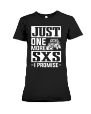 SXS UTV Just One More SXS I Promise Premium Fit Ladies Tee tile