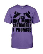 Snowmobile Sled Just One More Snowmobile I Promise Premium Fit Mens Tee tile