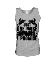 Snowmobile Sled Just One More Snowmobile I Promise Unisex Tank tile