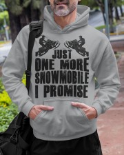 Snowmobile Sled Just One More Snowmobile I Promise Hooded Sweatshirt custom-hoodie-sweatshirt-lifestyle-front-267