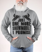 Snowmobile Sled Just One More Snowmobile I Promise Hooded Sweatshirt custom-hoodie-sweatshirt-lifestyle-front-291