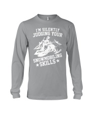Snowmobile Sled I'm Silently Judging Your Snowmobiling Skills Long Sleeve Tee tile