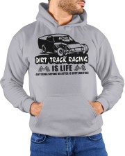 Dirt Track Racing Is Life Hooded Sweatshirt custom-hoodie-sweatshirt-lifestyle-front-179