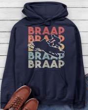 Vintage Braap Snowmobile Hoodie I Retro Hooded Sweatshirt apparel-hooded-sweatshirt-lifestyle-front-182