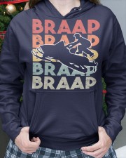 Vintage Braap Snowmobile Hoodie I Retro Hooded Sweatshirt custom-hoodie-sweatshirt-lifestyle-front-217