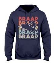 Vintage Braap Snowmobile Hoodie I Retro Hooded Sweatshirt front