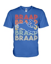 Vintage Braap Snowmobile Hoodie I Retro V-Neck T-Shirt tile