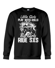Side By Side UTV Big Girls Crewneck Sweatshirt tile