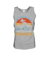 Snowmobile Sled Can't Hide My Crazy I'm A Snowmobiler Unisex Tank tile
