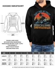 Snowmobile Sled Can't Hide My Crazy I'm A Snowmobiler Hooded Sweatshirt custom-hoodie-sweatshirt-lifestyle-front-191