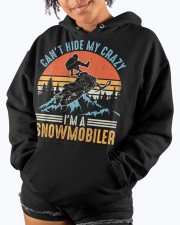 Snowmobile Sled Can't Hide My Crazy I'm A Snowmobiler Hooded Sweatshirt custom-hoodie-sweatshirt-lifestyle-front-289