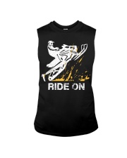 Snowmobile Sled Ride On Sleeveless Tee tile