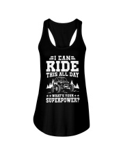 SXS UTV I Can Ride This All Day What Is Your Superpower Ladies Flowy Tank tile