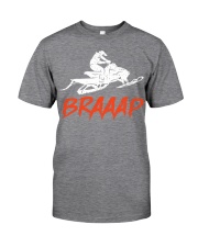 Snowmobile Sled Snowmobiler Braaap Classic T-Shirt tile