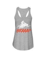 Snowmobile Sled Snowmobiler Braaap Ladies Flowy Tank tile