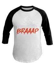 Snowmobile Sled Snowmobiler Braaap Baseball Tee tile