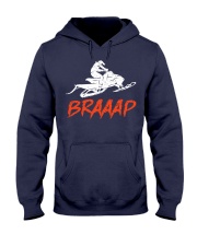 Snowmobile Sled Snowmobiler Braaap Hooded Sweatshirt tile