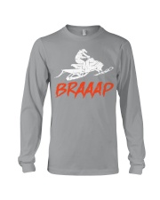 Snowmobile Sled Snowmobiler Braaap Long Sleeve Tee tile