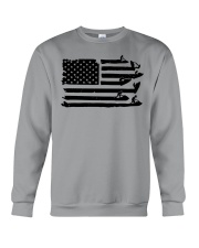 Jet Skiing Us Flag Crewneck Sweatshirt tile