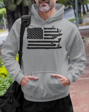 Jet Skiing Us Flag Hooded Sweatshirt custom-hoodie-sweatshirt-lifestyle-front-267