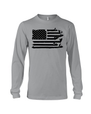 Jet Skiing Us Flag Long Sleeve Tee tile