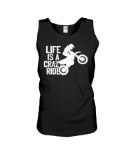Dirt Bike Motocross Life Is Crazy Ride Unisex Tank tile