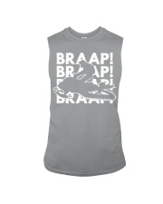 Snowmobile Braap Braap Braap Braap Sleeveless Tee tile