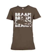 Snowmobile Braap Braap Braap Braap Premium Fit Ladies Tee tile