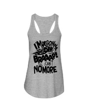 Snowmobile Sled I'm Gonna Braaap Bl Ladies Flowy Tank tile