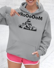 Go Kart Vroooom Hooded Sweatshirt custom-hoodie-sweatshirt-lifestyle-front-276