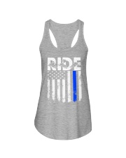 Snowmobile Sled Ride Ladies Flowy Tank tile
