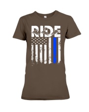 Snowmobile Sled Ride Premium Fit Ladies Tee tile
