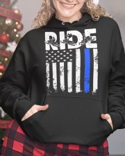 Snowmobile Sled Ride Hooded Sweatshirt custom-hoodie-sweatshirt-lifestyle-front-208