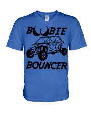 Side By Side UTV Boobie Bouncer RZR XP Pro 4 Blk V-Neck T-Shirt tile