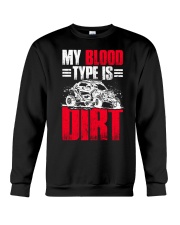 Side By Side UTV My Blood Type Crewneck Sweatshirt tile