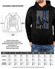 ATV Four Wheeler US Flag Green Line Hooded Sweatshirt custom-hoodie-sweatshirt-lifestyle-front-191