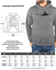 Snowmobile Sled Heartbeat Line Hooded Sweatshirt custom-hoodie-sweatshirt-lifestyle-front-191