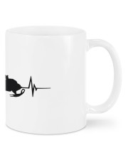 Snowmobile Sled Heartbeat Line Mugs tile