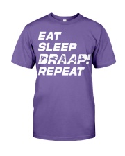 Snowmobile Sled Eat Sleep Braap Repeat Premium Fit Mens Tee tile
