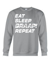 Snowmobile Sled Eat Sleep Braap Repeat Crewneck Sweatshirt tile