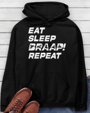 Snowmobile Sled Eat Sleep Braap Repeat Hooded Sweatshirt apparel-hooded-sweatshirt-lifestyle-front-182