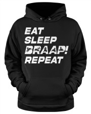 Snowmobile Sled Eat Sleep Braap Repeat Hooded Sweatshirt apparel-hooded-sweatshirt-lifestyle-front-34