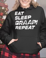 Snowmobile Sled Eat Sleep Braap Repeat Hooded Sweatshirt custom-hoodie-sweatshirt-lifestyle-front-208