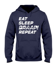 Snowmobile Sled Eat Sleep Braap Repeat Hooded Sweatshirt tile