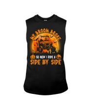 SXS UTV My Broom Broke So Now I Ride A Side By Side Sleeveless Tee tile