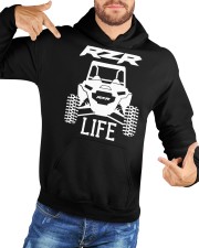 Side By Side UTV RZR Life Hooded Sweatshirt custom-hoodie-sweatshirt-lifestyle-front-170