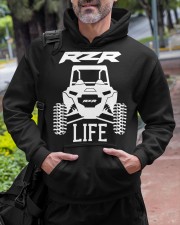 Side By Side UTV RZR Life Hooded Sweatshirt custom-hoodie-sweatshirt-lifestyle-front-267
